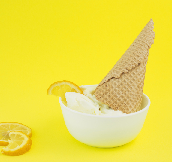 Il gelato al limone di Sorrento